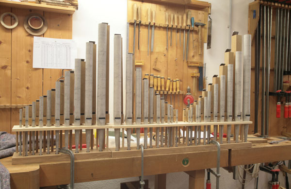 Pfeifen werden einrastriert