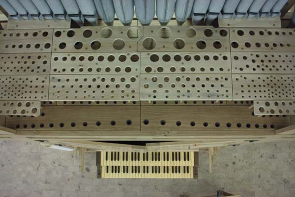 Orgel Hirsau aus der Vogelperspektive