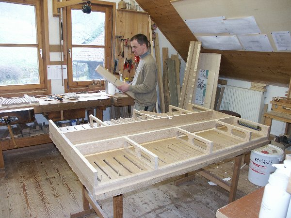 Ventilschlitze in Windlade