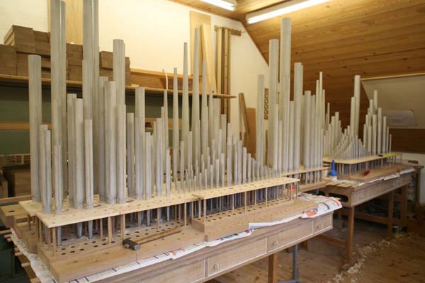 Pfeifenwerk Einrastrieren