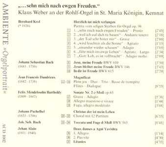 CD-Cover Rückseite