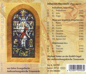 CD-Cover Rückseite