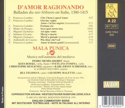 CD-Cover Rückseite