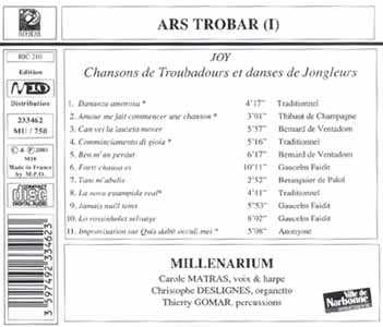 CD-Cover Rückseite