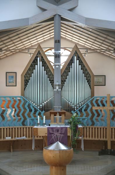 Die Orgel der Friedenskirche Eckenhaid