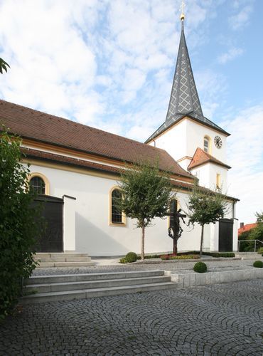 Die Kath. Kirche in Aisch