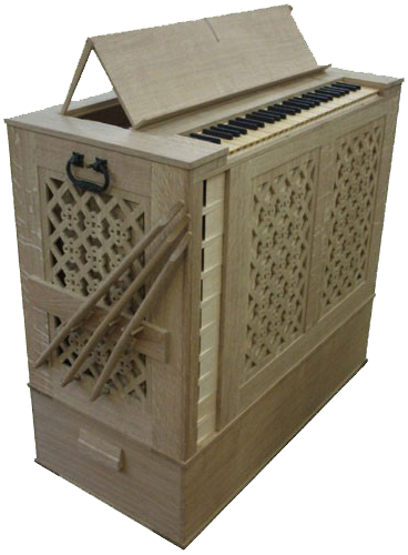 Truhenorgel Nürnberg 3 Register