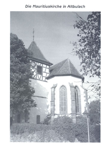 Die Mauritiuskirche in Altbulach