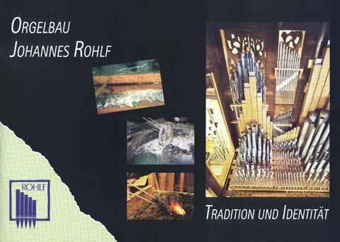 Firmen-Broschüre Orgelbau Rohlf