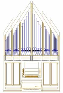 Die Orgel in Harrislee